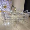 Clear Crystal Acrylic Wedding Table