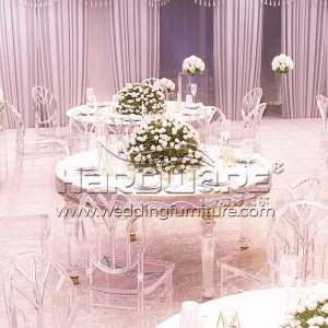 Transparent Acrylic Hotel Lobby Table
