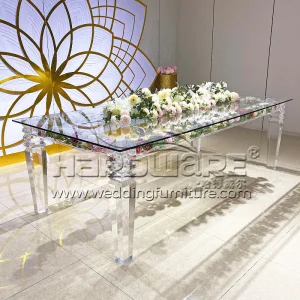 Transparent Acrylic Wedding Table
