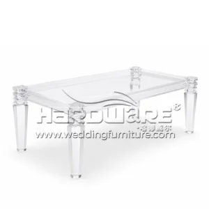 Rectangle Transparent Acrylic Wedding Table