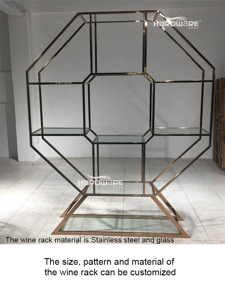 Display Bar Glass Rack
