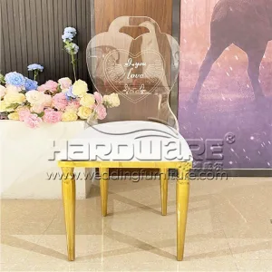 Wedding Acrylic Chair With Light