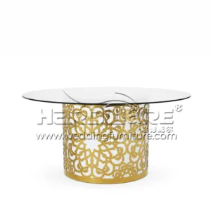 Metal Wedding Table with LED