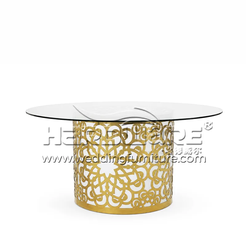 Metal Wedding Table with LED