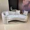 Green Velvet Sofa Luxury Style Modern Design - Image 3