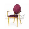 Hollywood Pink Velvet Dining Armchair