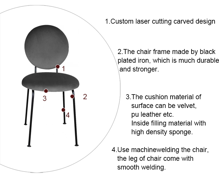 Barok Hotel Dining Chair