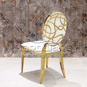 Custom Carved Back Chair