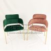Pink Velvet Chair