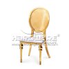 Gold Frame Black Velvet Chairs Wedding - Image 8