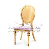 Gold Frame Black Velvet Chairs Wedding - Image 5