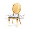 Gold Frame Black Velvet Chairs Wedding - Image 2