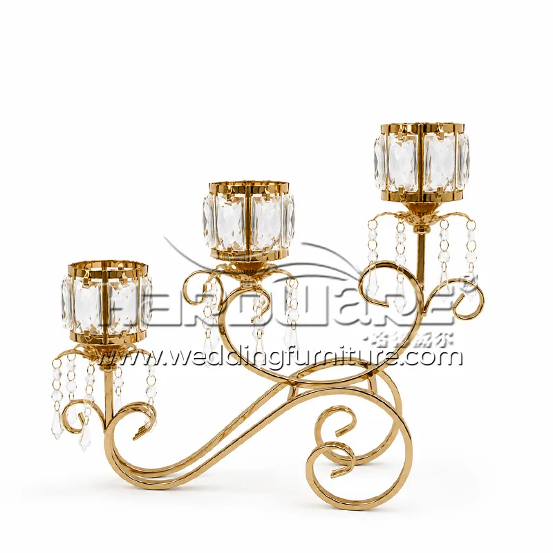 Pendant Crystal Candle Glass Holders
