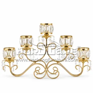 Pendant Crystal Candle Glass Holders