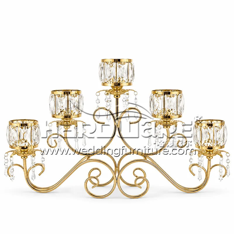 Pendant Crystal Candle Glass Holders