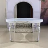 White Iron Legs Elizabeth Table