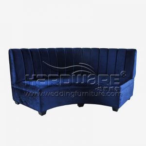 Navy Blue Velvet Sofa