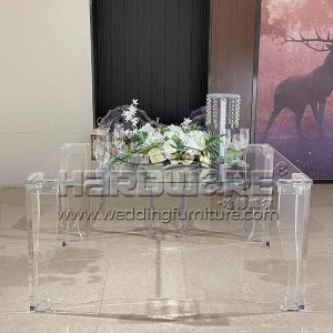 Rectangle Transparent Acrylic Wedding Table