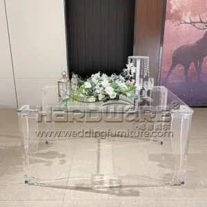 Rectangle Transparent Acrylic Wedding Table