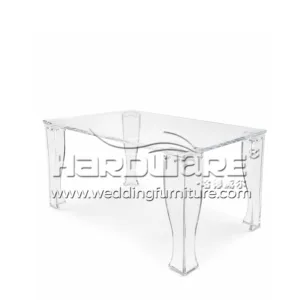 Rectangle Transparent Acrylic Wedding Table