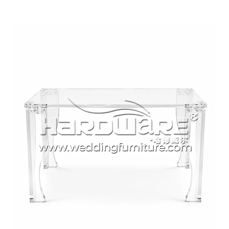 Rectangle Transparent Acrylic Wedding Table