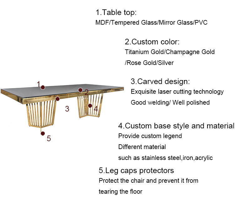 Rectangle Dinner Table