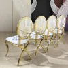 X Leg Velvet Dinner Chair