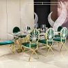 X Leg Velvet Dinner Chair