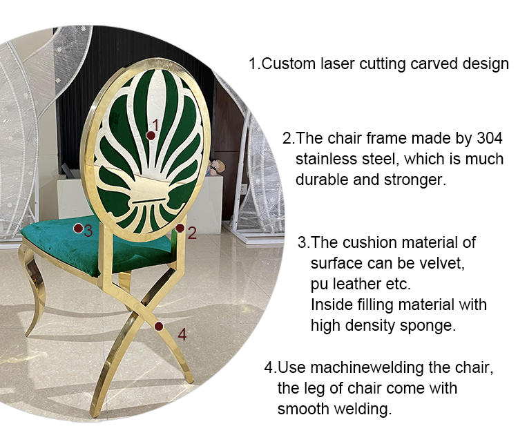 X Leg Velvet Dinner Chair