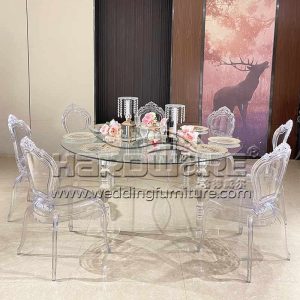 Clear Acrylic Legs Wedding Table