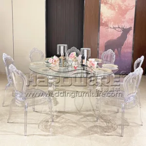 Clear Acrylic Legs Wedding Table