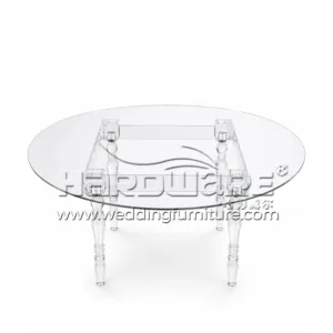 Clear Acrylic Legs Wedding Table