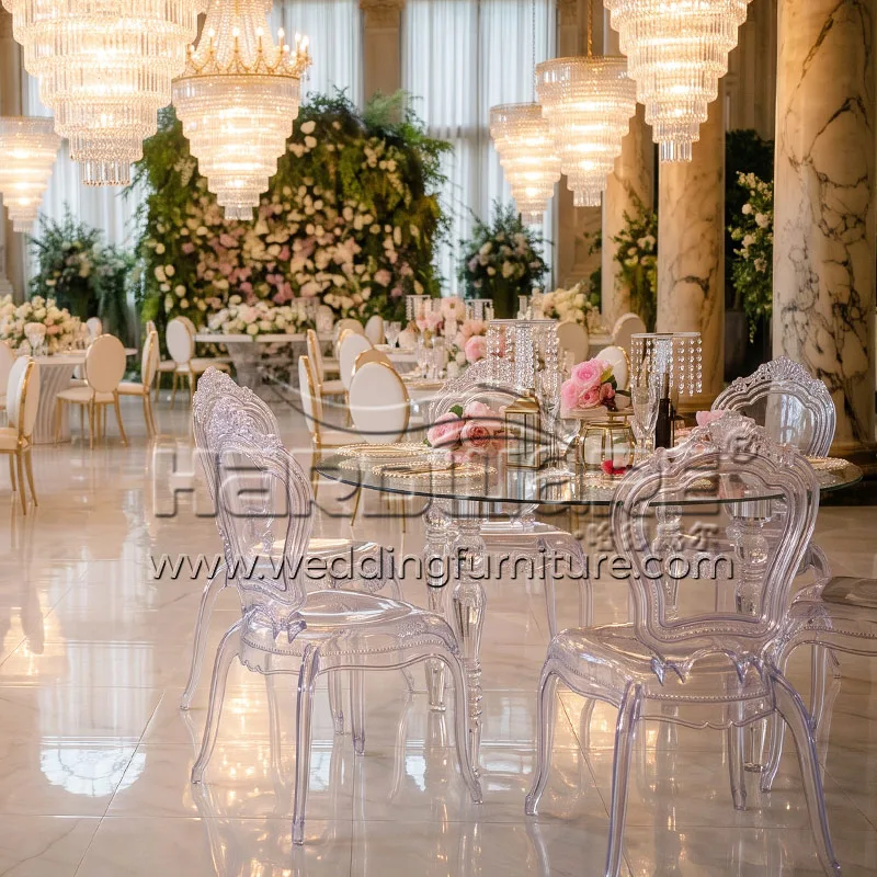 Clear Acrylic Legs Wedding Table