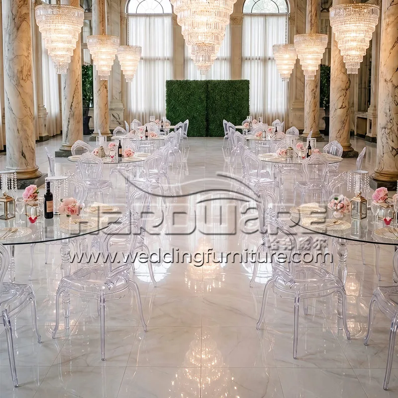 Clear Acrylic Legs Wedding Table