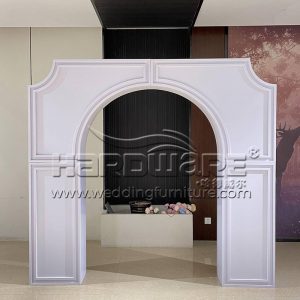 Large White Backdrop Arch