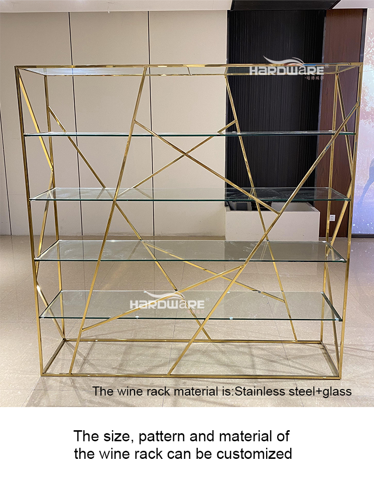 Bar shelf with glass