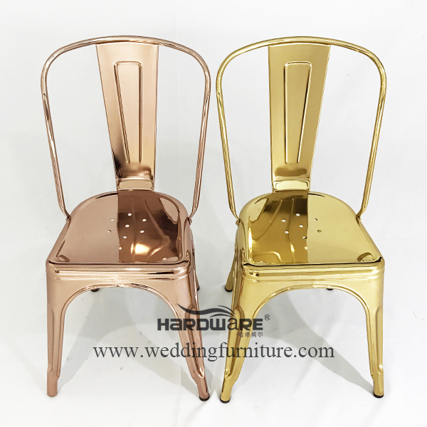 Metal frame chair bella design