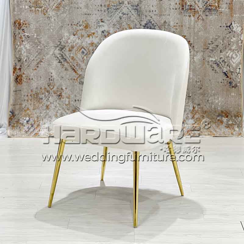 White banquet wedding chair