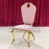 Gold wedding dining chair