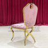 Gold wedding dining chair