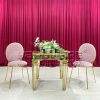 Gold cake table