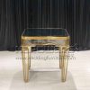 Gold cake table