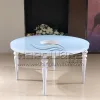 Glass top tables for weddings