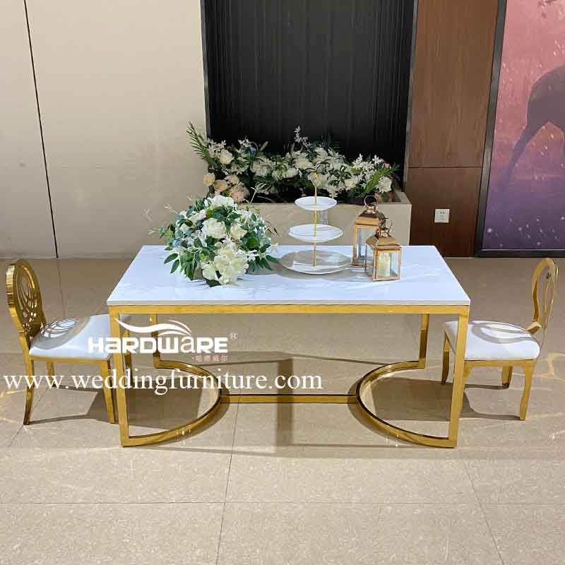Elegant wedding dessert table