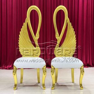 High back wedding chair