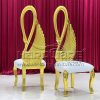 High back wedding chair
