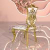 Wedding stainless steel chair