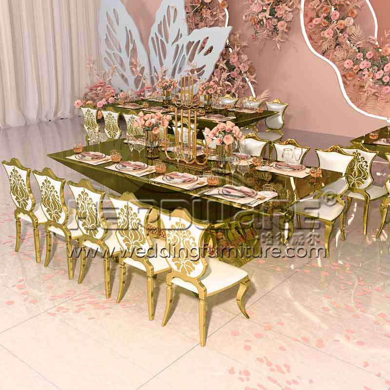 Wedding stainless steel chair
