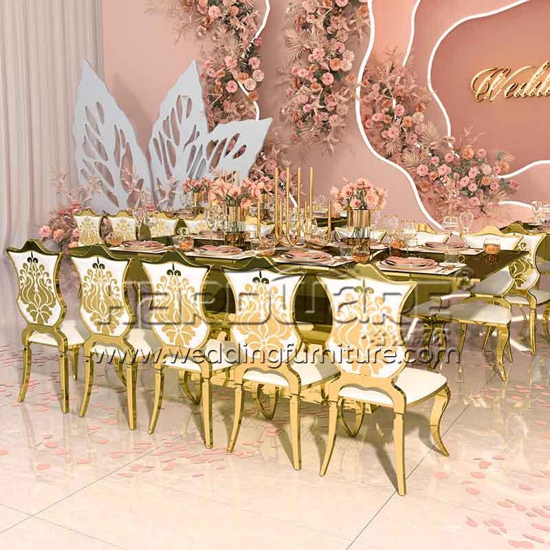 Wedding stainless steel chair