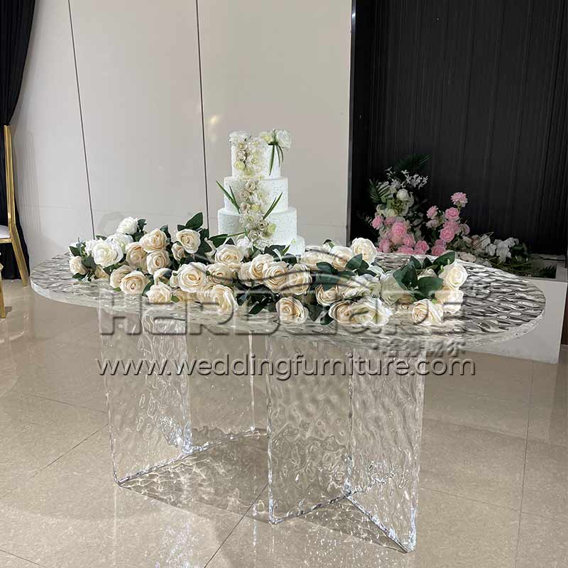 Clear Acrylic Cake Table